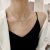 2022new Women's Bear Necklace Niche Design High-Grade Light Luxury Ins Hip Hop Fashion Clavicle Chain Summer Accessories