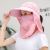 2020 Korean Fashion Women's Summer All-Match Face-Covering Hat Sun Protection Neck Protection Mask Hat Outdoor Beach Sun Hat for Travel