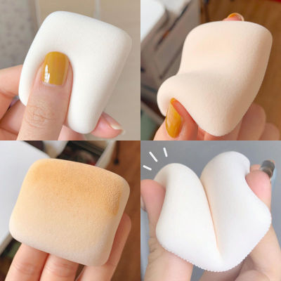 Super Soft Smear-Proof Cotton Candy Toast Cushion Powder Puff Wet and Dry Liquid Foundation Dedicated Cosmetic Egg