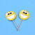 Baking Cake Topper Inserts Smiling Face Cake Insertion Article Children's Party Dessert Bar Cup Cake Layout Plug-in