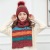 Winter Hot Sale Women's Knit Hat European and American Wool Simple Style Hat Fashion Scarf Two-Piece Set Wholesale
