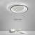 Simple Bedroom Light LED Ceiling Lamp Modern Study Circle and Creative Nordic Ultra-Thin Lighting Modern Room Lights