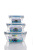 Factory Direct Sales Supply Plastic Crisper Three-Piece round Storage Box Lock Transparent Box Wholesale