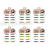 Factory Supply 2022 Cross-Border New Arrival Double Eyelid Flash Silver Light Eyeliner Stickers Double Eyelid Sexy Enchanting Eyelash Stickers