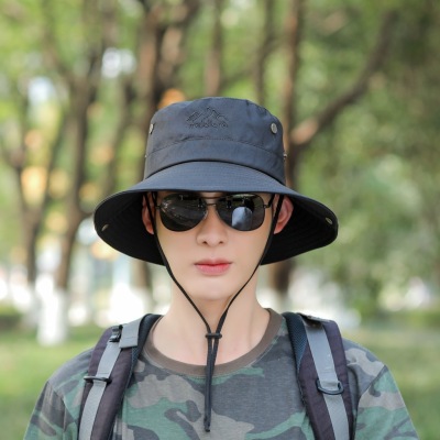 2022 Male Summer Outdoor Mountaineering Travel Sun Protection Sun Hat UV Protection Fishing Hat Big Brim Fisherman Hat