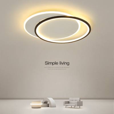 Simple Bedroom Light LED Ceiling Lamp Modern Study Circle and Creative Nordic Ultra-Thin Lighting Modern Room Lights