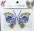 Butterfly Acrylic Stickers Face Pasters New Diamond Sticker Halloween Creative Performance Party Role Playing Facial Resin