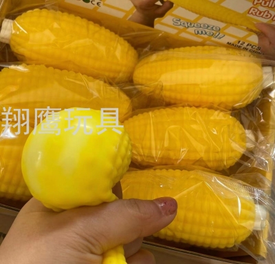 Factory Direct Sales  Squeezing Toy Vent Toy Vegetable Decompression Flour Corn Children Adult Stress Relief Toys