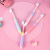 Cartoon Ice Cream Toothbrush Soft-Bristle Toothbrush Cute Girl Heart Toothbrush Lint-Set of Four