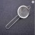 Kitchen 201 Stainless Steel Screen Filter Leak Baking Wide-Brimmed Pointed Tapered Oil Grid Household Oil Strainer Spoon