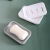Double-Layer Drain Soap Box Toilet Creative Portable Soap Holder Bathroom Soap Holder Soap Box
