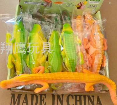 Factory Direct Sales Hot Sale Squeezing Toy Vent Toy Animal Decompression Crocodile Flour Lala Pressure Reduction Toy