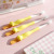 Soft Fur Single Cute Small Yellow Duck Children's Japanese Manual Toothbrush Travel Portable Toothbrush Cartoon Bristle Toothbrush