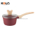 23-Piece Wood Grain Cover Beads Pot Set an Aluminum Pot Non-Stick Pot Soup Pot Casserole Shallow Soup Pot Frying Pan Double-Sided Frying Pan