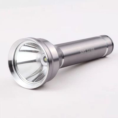 New Aluminum Alloy Rechargeable Flashlight Long-Range Portable Accent Light Household Outdoor Emergency Flashlight