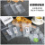 Frosted Packaging Bag Flat Bottom Thickened Transparent Ziplock Bag Sub-Water Fruit Teas Grocery Bag Try to Eat Envelope Bag Wholesale