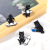Cross-Border E-Commerce New Animal Series Alloy Ornament Cartoon Cute Skateboarding Board Black and White Cat Shape Badge