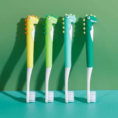 Children's Creative Toothbrush Children's Oral Cleaning Toothbrush Dinosaur Soft-Bristle Toothbrush TikTok Toothbrush Factory Wholesale
