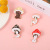 Foreign Trade New Cute Mushroom Series Alloy Brooch Creative Exquisite Mushroom Pretty Girl Shape Paint Badge