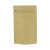 Factory Customized Coffee Bag One-Way Air Valve Side Zipper Kraft Paper Aluminum Foil Doypack Coffee Bean Packaging Bag Wholesale