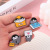 Foreign Trade New Animal Ornament Alloy Badge Creative Cute Envelope Penguins in Love Modeling Badge in Stock Wholesale