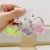 Children's Colorful Transparent Quicksand Hair Ring Cartoon Cute Fresh Elastic Rubber Bands Set Crown Princess Hair Accessories