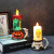 Cross-Border New Arrival Halloween Decoration Props Skull Pumpkin Candle Light