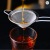 Kitchen 201 Stainless Steel Screen Filter Leak Baking Wide-Brimmed Pointed Tapered Oil Grid Household Oil Strainer Spoon