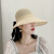 Spring and Summer Leisure Sun Hat Female Topless Hat Internet Celebrity Sun Hat Big Brim Sun Hat Summer Hat Fashion Foldable