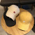 Women's Summer Fashion Simple M Letter Embroidered Baseball Cap Men's All-Match Curved Brim Sun Hat Korean Style Duck