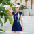 2022 New One-Piece Skirt Swimsuit Sun Protection Comfortable Swimsuit Hot Spring Bathing Suit Hooded Fashion Swimwear