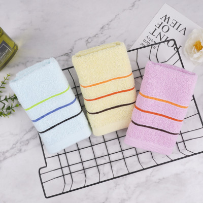 Cotton Factory Wholesale] Customizable Gift Box Logo Adult Home Use Absorbent Towel Pure Cotton Face Washing Towel