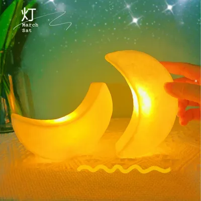 New Product Best-Selling Creative Small Night Lamp Bedroom Bedside Lamp Cartoon Moon-Light Lamp for Girls Friends Birthday Present Decoration