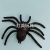 New Pure Black Flat Belly Spider Simulation Insect Trick Funny Expandable Material Toy Capsule Toy Blind Box Accessories Gift Manufacturer