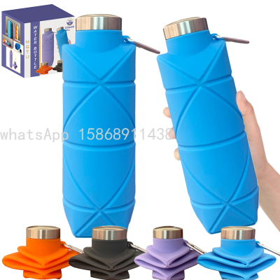Slingifts Collapsible Water Bottle BPA Free Silicone Foldable Sports Water Bottles Kids Camping Cup Outdoor 700ml