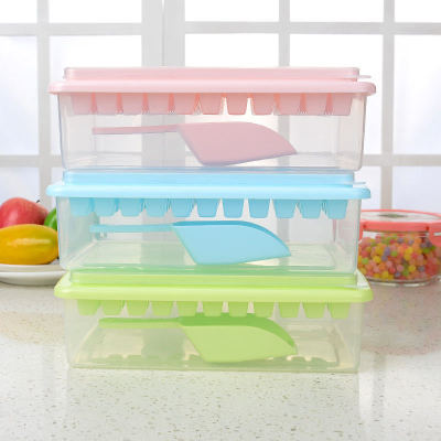 33 Square Shaped Italian Stackable Multifunctional Ice Maker Ice Cube Mold Ice Grinding Tool Wholesale Ice Making Model