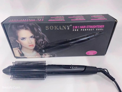 cross-border european regulations sokany029 household ceramic hair curler hair curler non-scalding hair curler straight hair easy comb