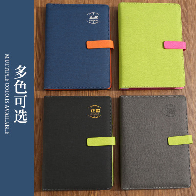 Business Thickened Loose Spiral Notebook Diary A5 Notepad Student Meeting B5 Soft Leather PU Notebook Customization