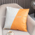 INS Cross-Border Imitation Leather Faux Leather Pillow Thickened Living Room Sofa Nordic Light Luxury Thousand Birds Stitching Pillow Cover Pillow Core