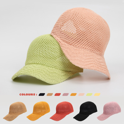 Cap Women's Summer Hat Sun Hat Sun Protection Outdoor Mesh Fitted Cap Women's Summer Thin Sun Hat Women's Baseball Cap