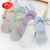 New Langsha Socks Cotton Summer Ultra-Thin Mesh Socks Silicone Non-Slip Invisible Ladies Pure Cotton Ankle Socks Wholesale