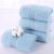 Towel Light Blue Two Pieces of Broken Gear Household Pure Cotton Towels [Points Same Style as Those Sold in Malls]]