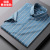 Summer New Elastic Striped Shirt Non-Ironing Anti-Wrinkle Men's Short-Sleeved Shirt Multi-Color Slim Casual Breathable Shirt