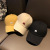 Women's Summer Fashion Simple M Letter Embroidered Baseball Cap Men's All-Match Curved Brim Sun Hat Korean Style Duck