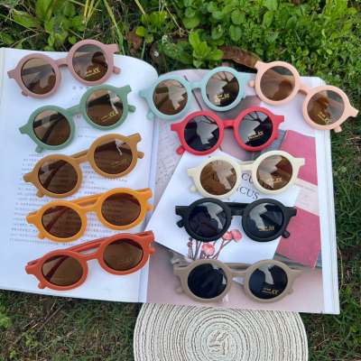 2022 Children's Hot Sale Morandi Color Kids Sunglasses Factory Direct Sales Wholesale Price