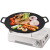 Korean Style Barbecue Plate Portable Gas Stove Teppanyaki Medical Stone Barbecue Plate Non-Stick round Baking Tray Household Outdoor Barbecue Pan