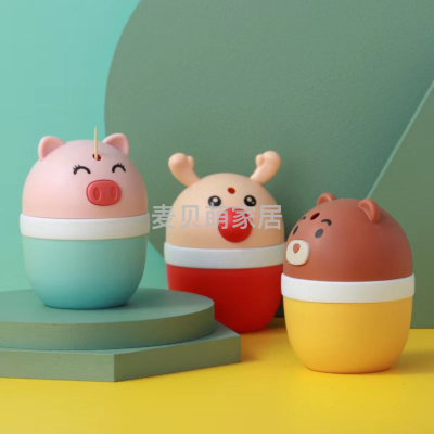 Household Automatic Press Type Toothpick Bottle Cute Cartoon Automatic Pop-up Toothpick Holder Cross-Border Creative Toothpick Box