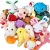 Plush Toys Sold by Half Kilogram Wholesale Wedding Tossing Doll Temple Fair Stall Ferrule Push Activity Blind Box Crane Machine