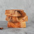 Wholesale Non-Specification Creative Ashtray Hotel Office Chinese Solid Wood Ashtray Simple Tea Table Wooden Ashtray