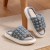 Japanese Style Linen Slippers for Women Spring and Autumn Home Indoor Puff Cotton Linen Silent Anti-Slip Thick Bottom Simple Slippers for Men Wholesale